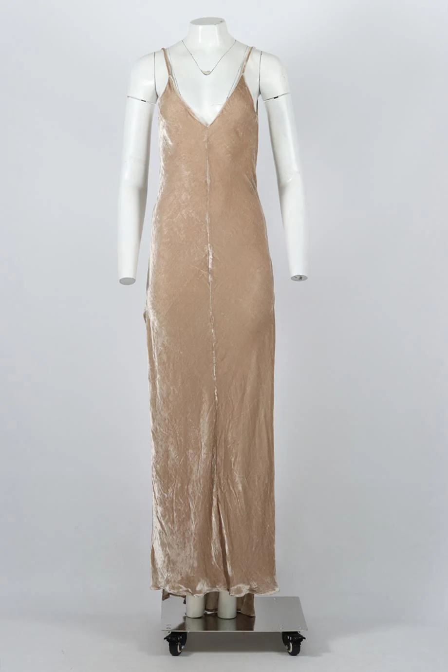 JUAN CARLOS OBANDO VELVET MAXI DRESS US 2 UK 6 - Image 2