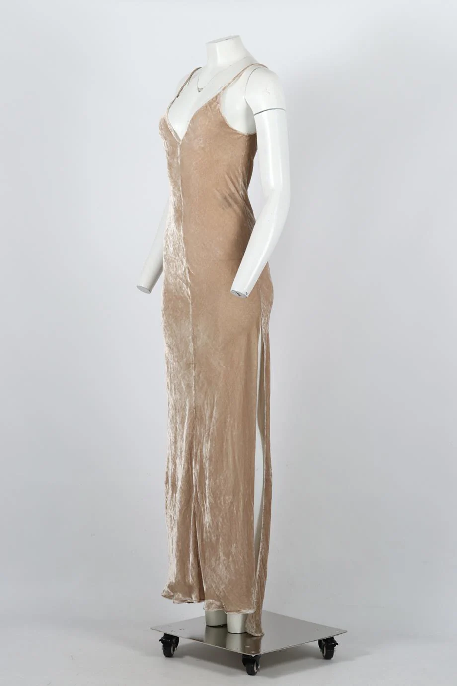 JUAN CARLOS OBANDO VELVET MAXI DRESS US 2 UK 6 - Image 3