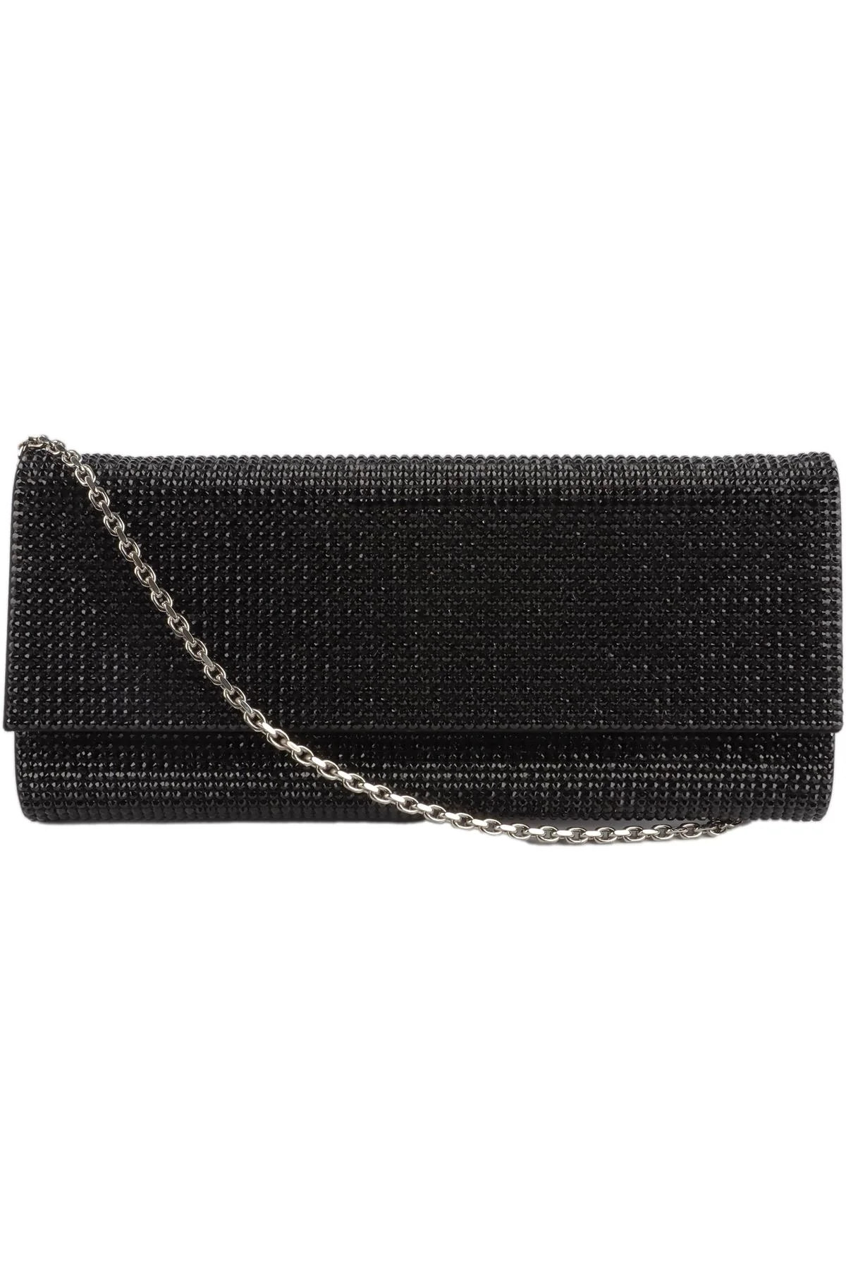 JUDITH LEIBER BLACK CRYSTAL CLUTCH