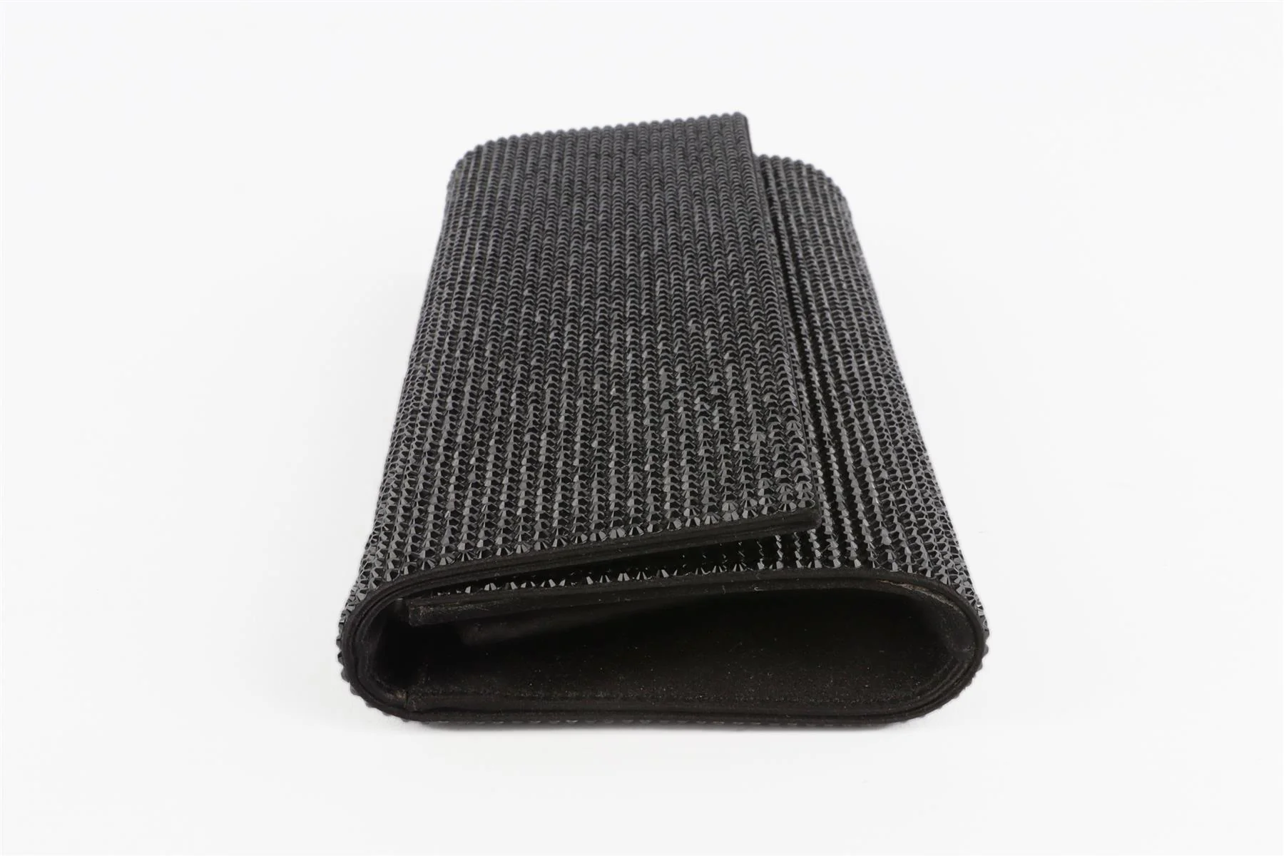JUDITH LEIBER BLACK CRYSTAL CLUTCH - Image 5
