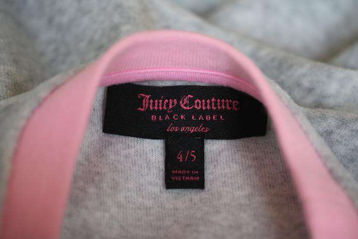 JUICY COUTURE GIRLS GREY BUNNY SWEATER 4-5 YEARS - Image 3