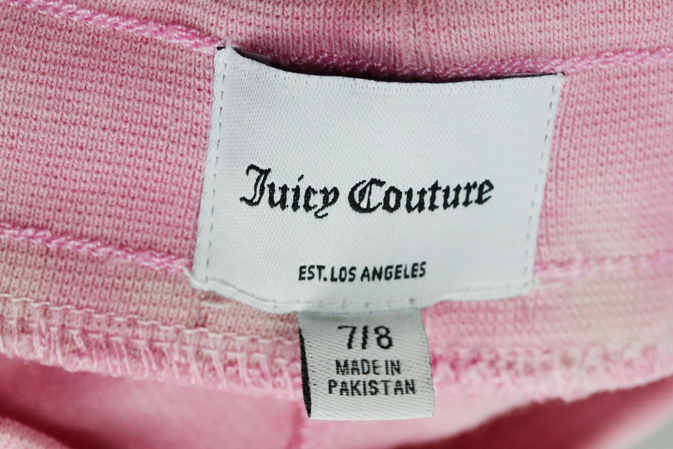 JUICY COUTURE KIDS GIRLS COTTON TOP AND SHORTS SET 7-8 YEARS - Image 8
