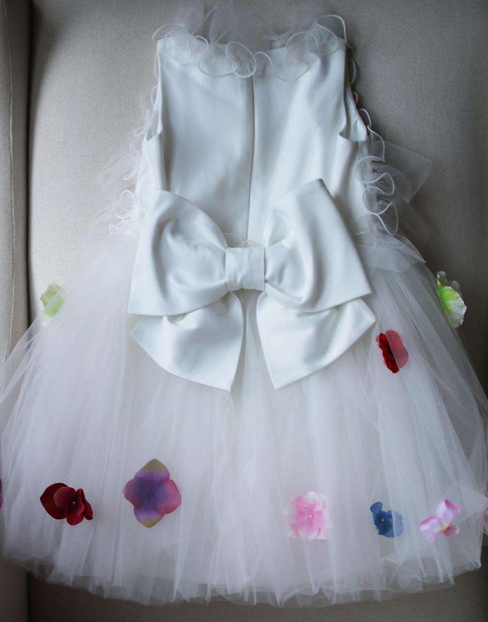 JUNONA KIDS GIRLS FLORAL TULLE DRESS 5-6 YEARS - Image 3