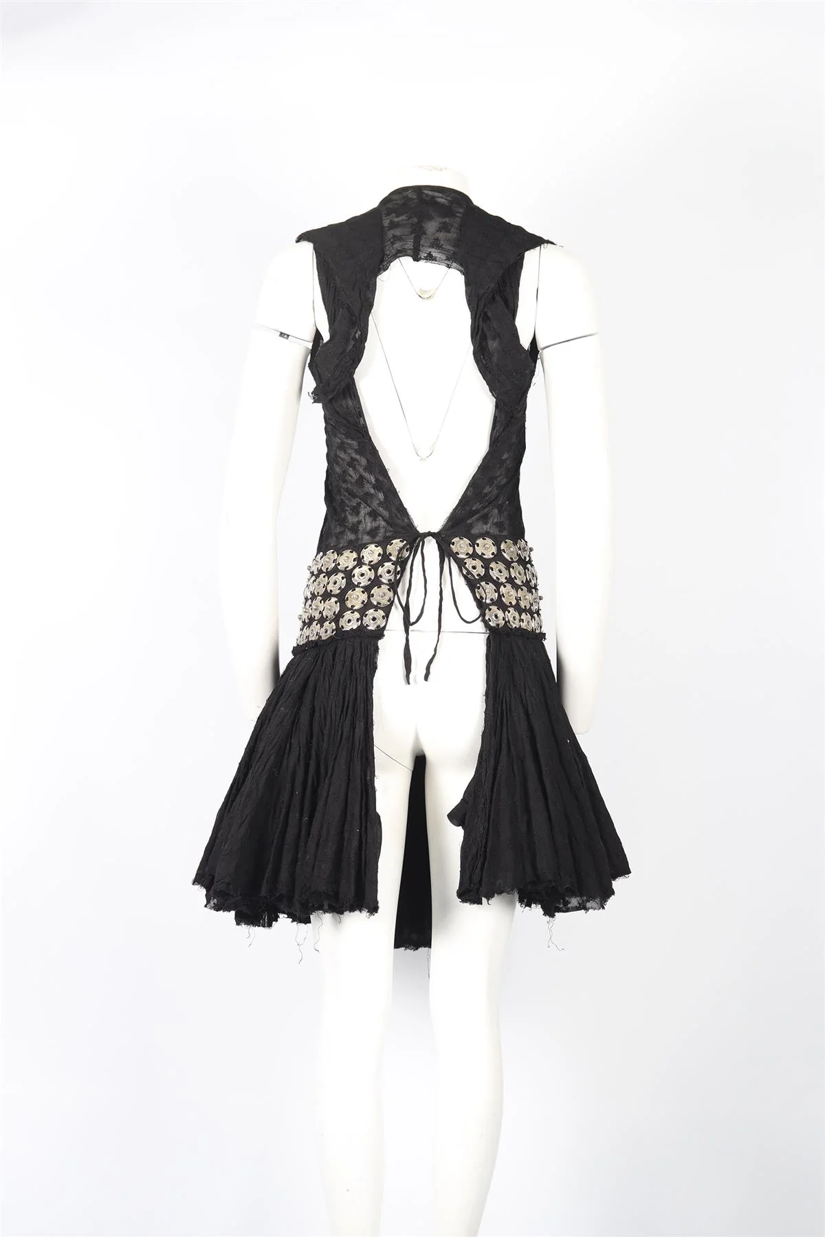 JUNYA WATANABE COMME DES GARÇONS COTTON MINI DRESS SMALL - Image 4