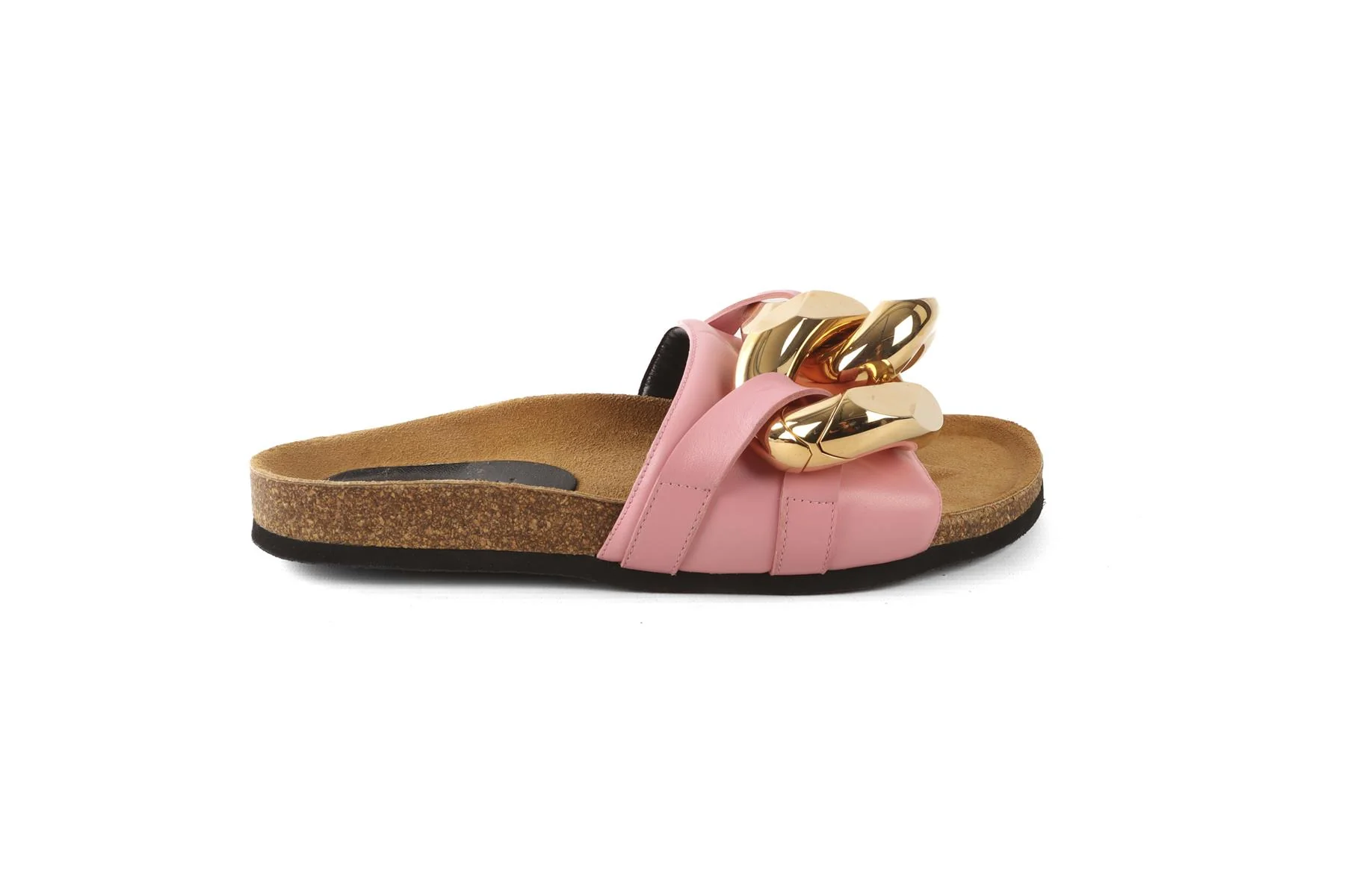 JW ANDERSON PINK LEATHER SLIDES EU 39 UK 6 US 9 - Image 2