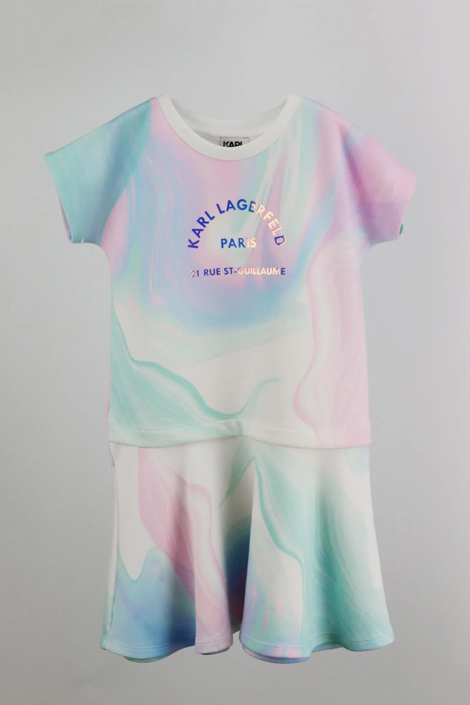 KARL LAGERFELD KIDS GIRLS JERSEY DRESS 8 YEARS - Image 2