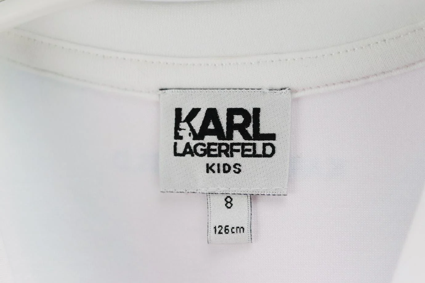 KARL LAGERFELD KIDS GIRLS JERSEY DRESS 8 YEARS - Image 4