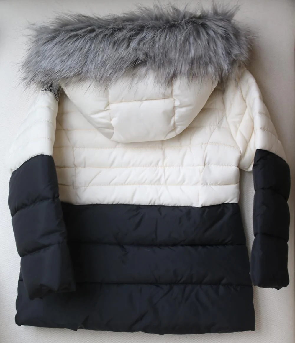 KARL LAGERFELD KIDS GIRLS PUFFER JACKET 5 YEARS - Image 3