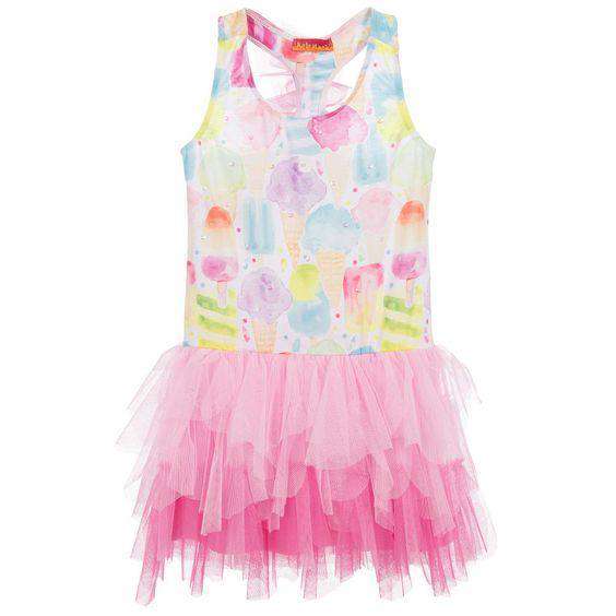 KATE MACK KIDS GIRLS ICE CREAM DRESS 6 YEARS