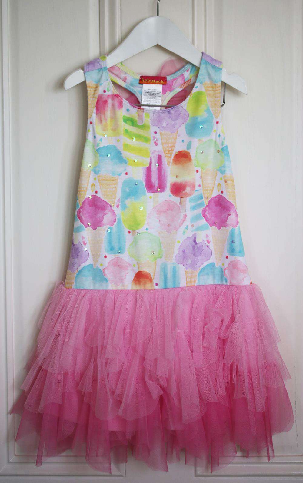 KATE MACK KIDS GIRLS ICE CREAM DRESS 6 YEARS - Image 2