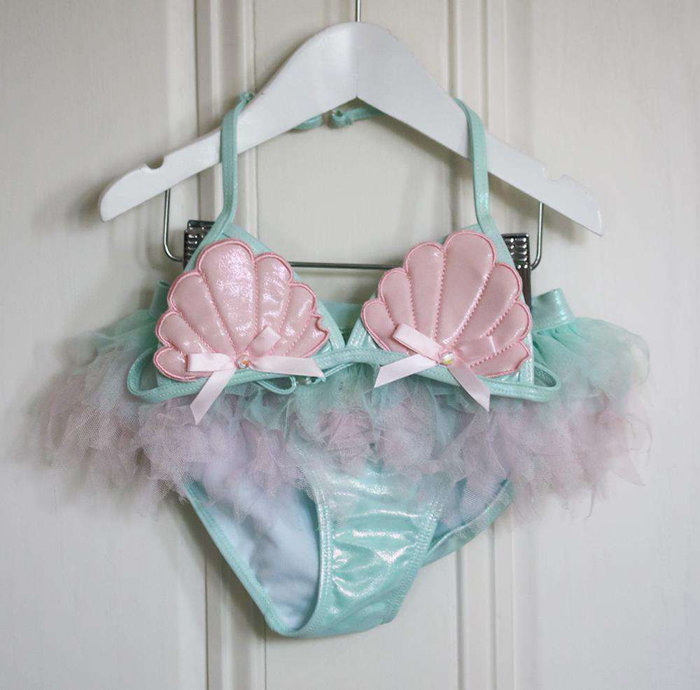 KATE MACK KIDS GIRLS MERMAID BIKINI 6 YEARS - Image 2