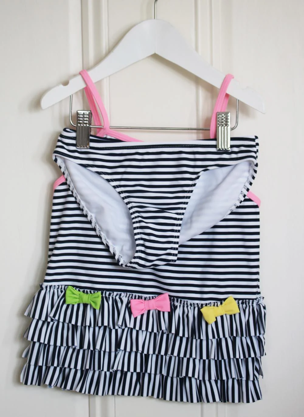 KATE MACK KIDS GIRLS STRIPE TANKINI 6 YEARS - Image 2