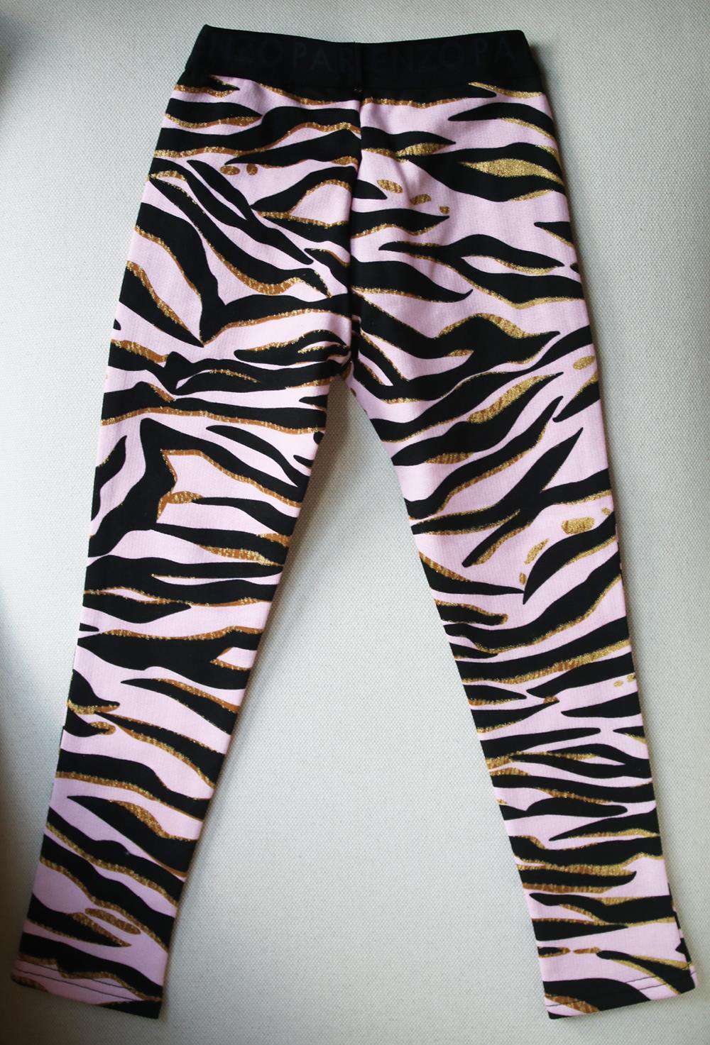 KENZO KIDS GIRLS ZEBRA PRINT COTTON TRACKSUIT 5 YEARS - Image 5