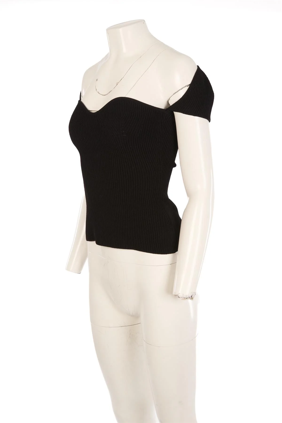 KHAITE BLACK KNIT TOP SMALL - Image 3