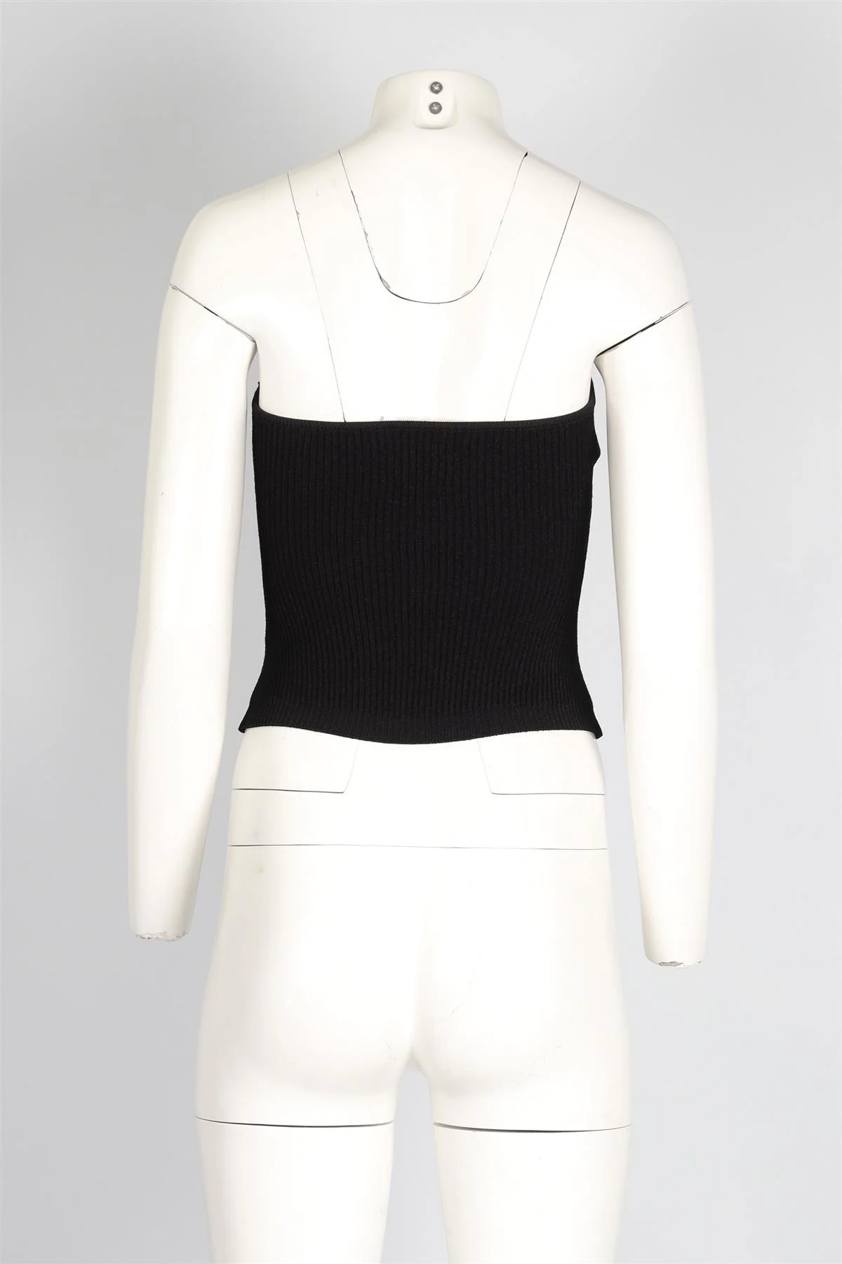 KHAITE BLACK KNIT TOP SMALL - Image 4