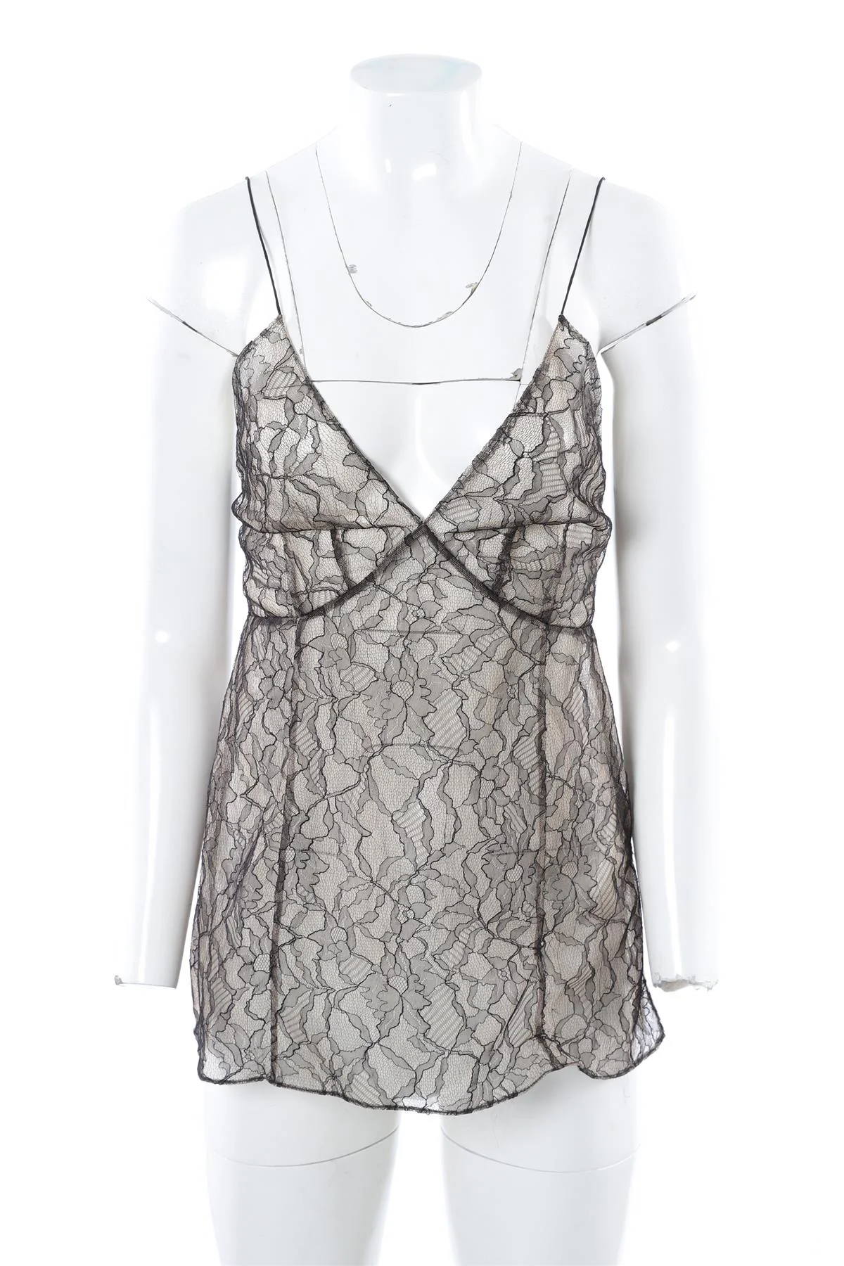 KHAITE BLACK LACE TOP US 4 UK 8 - Image 3