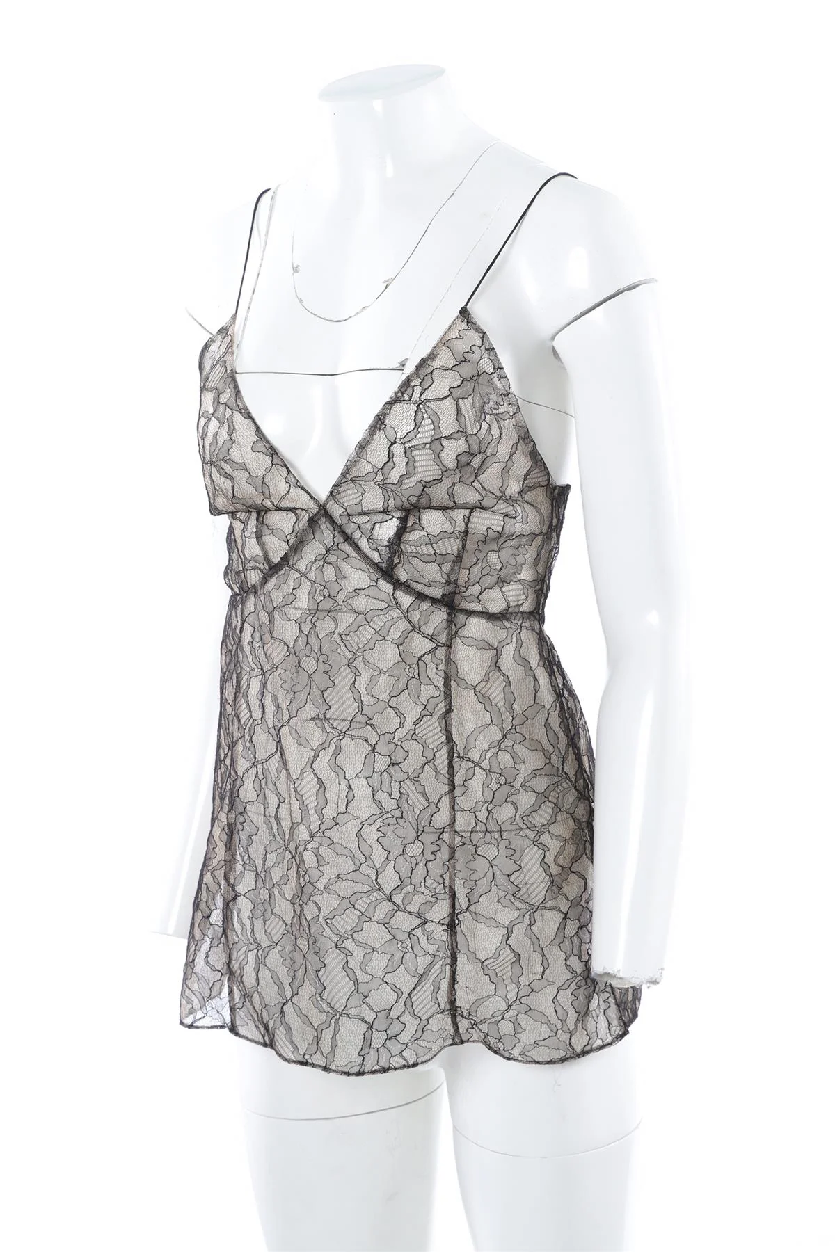 KHAITE BLACK LACE TOP US 4 UK 8 - Image 4