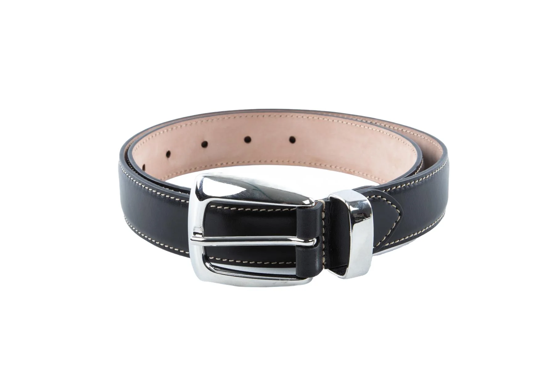 KHAITE BLACK LEATHER WAIST BELT 75CM - Image 2