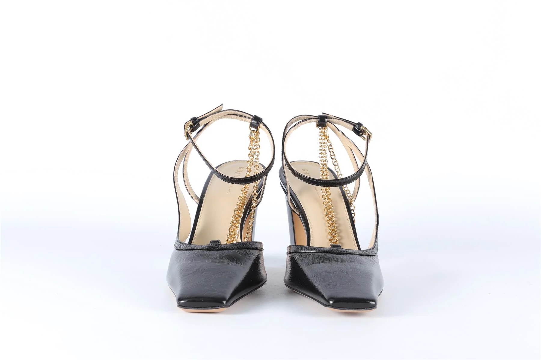 KHAITE BLACK MARFA LEATHER PUMPS EU 38.5 UK 5.5 US 8.5 - Image 3