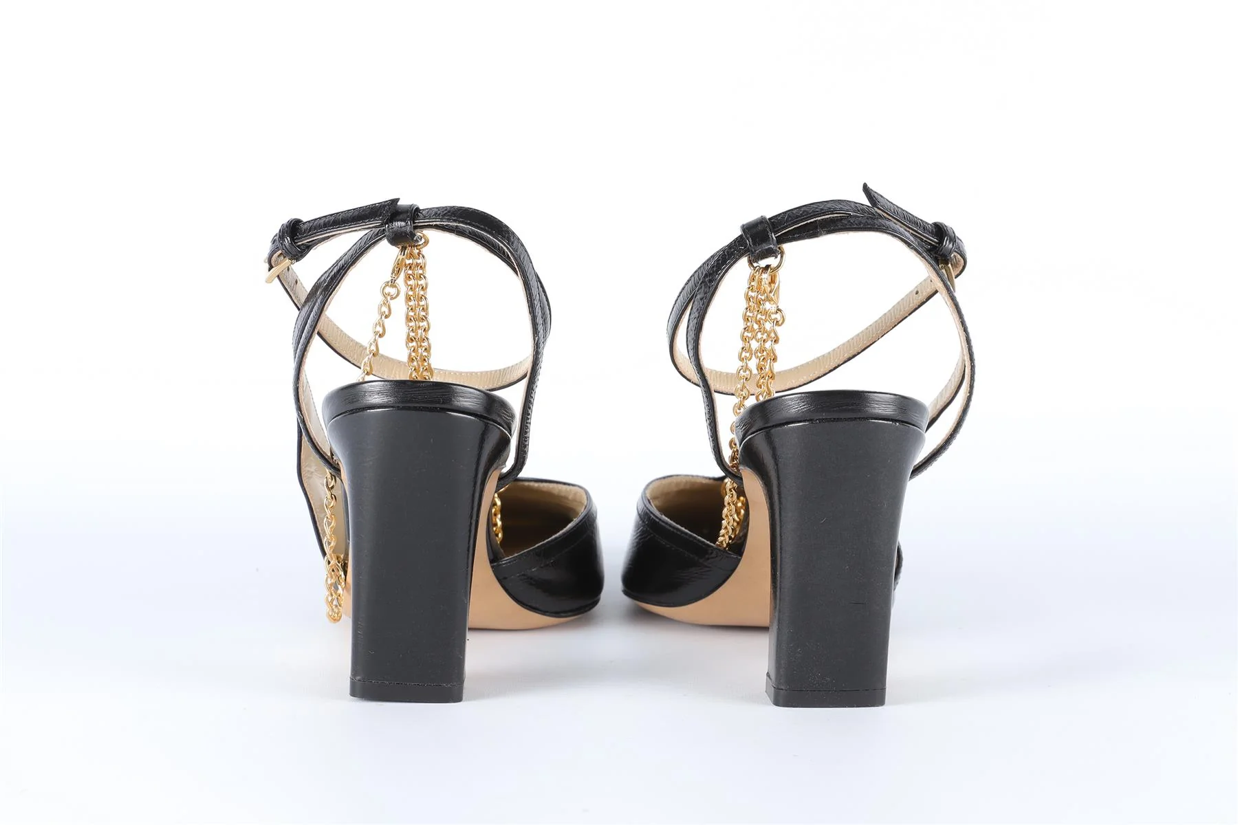 KHAITE BLACK MARFA LEATHER PUMPS EU 38.5 UK 5.5 US 8.5 - Image 5