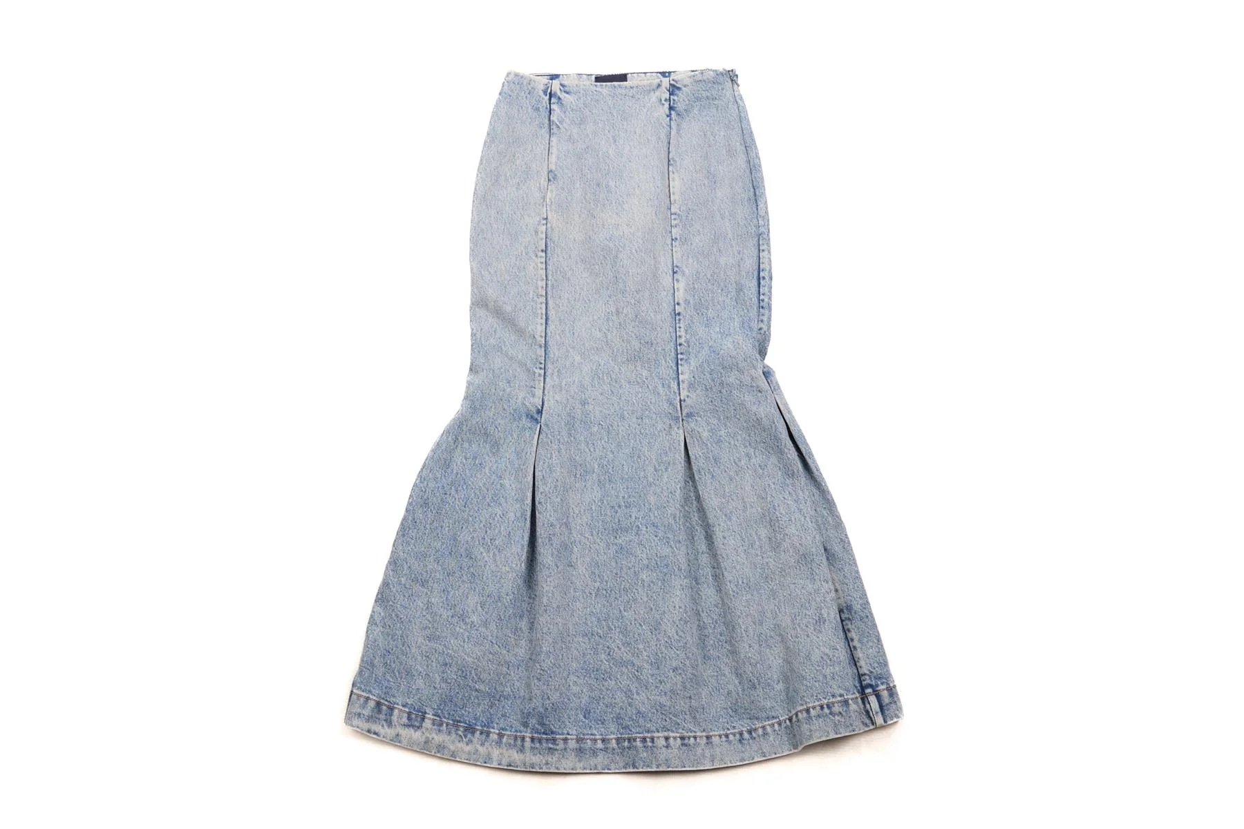 KHAITE BLUE DENIM MAXI SKIRT W24 - Image 2