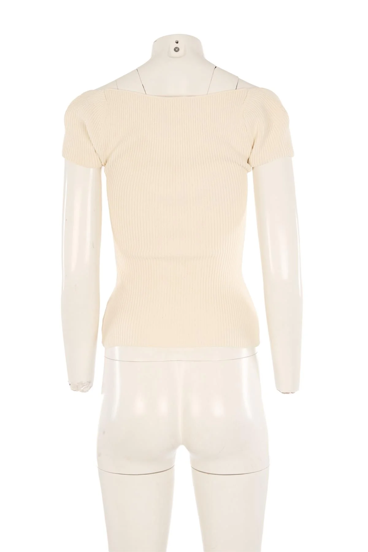 KHAITE CREAM KNIT TOP SMALL - Image 4
