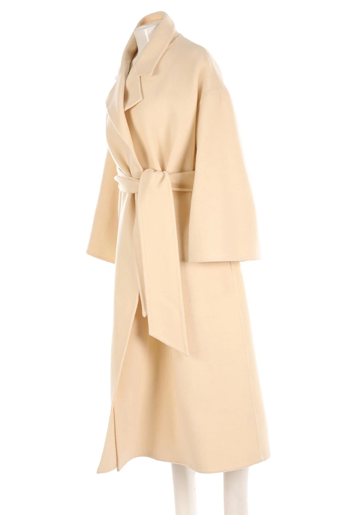 KHAITE CREAM WOOL COAT XSMALL/SMALL - Image 3