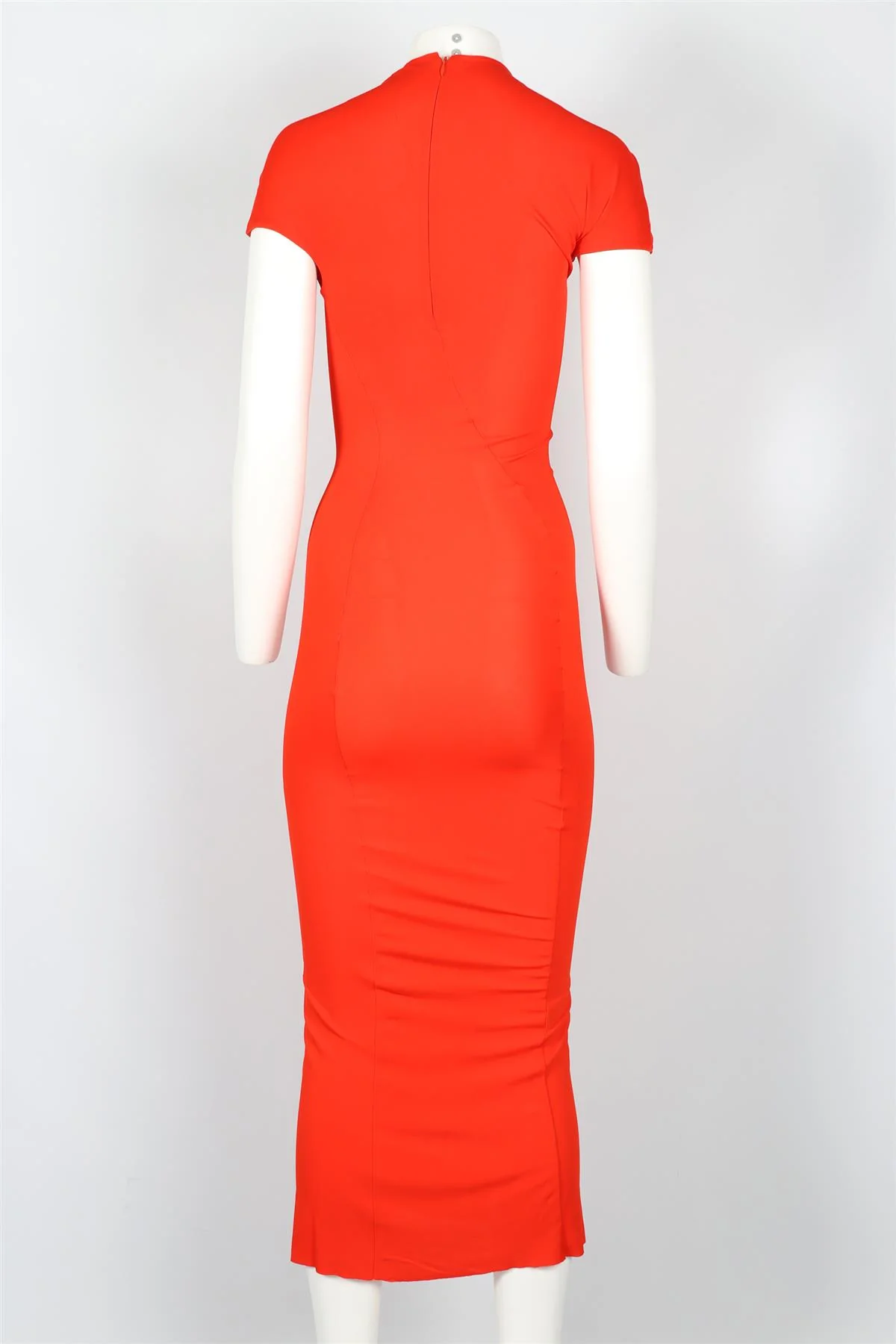 KHAITE RED JERSEY MAXI DRESS XSMALL - Image 4