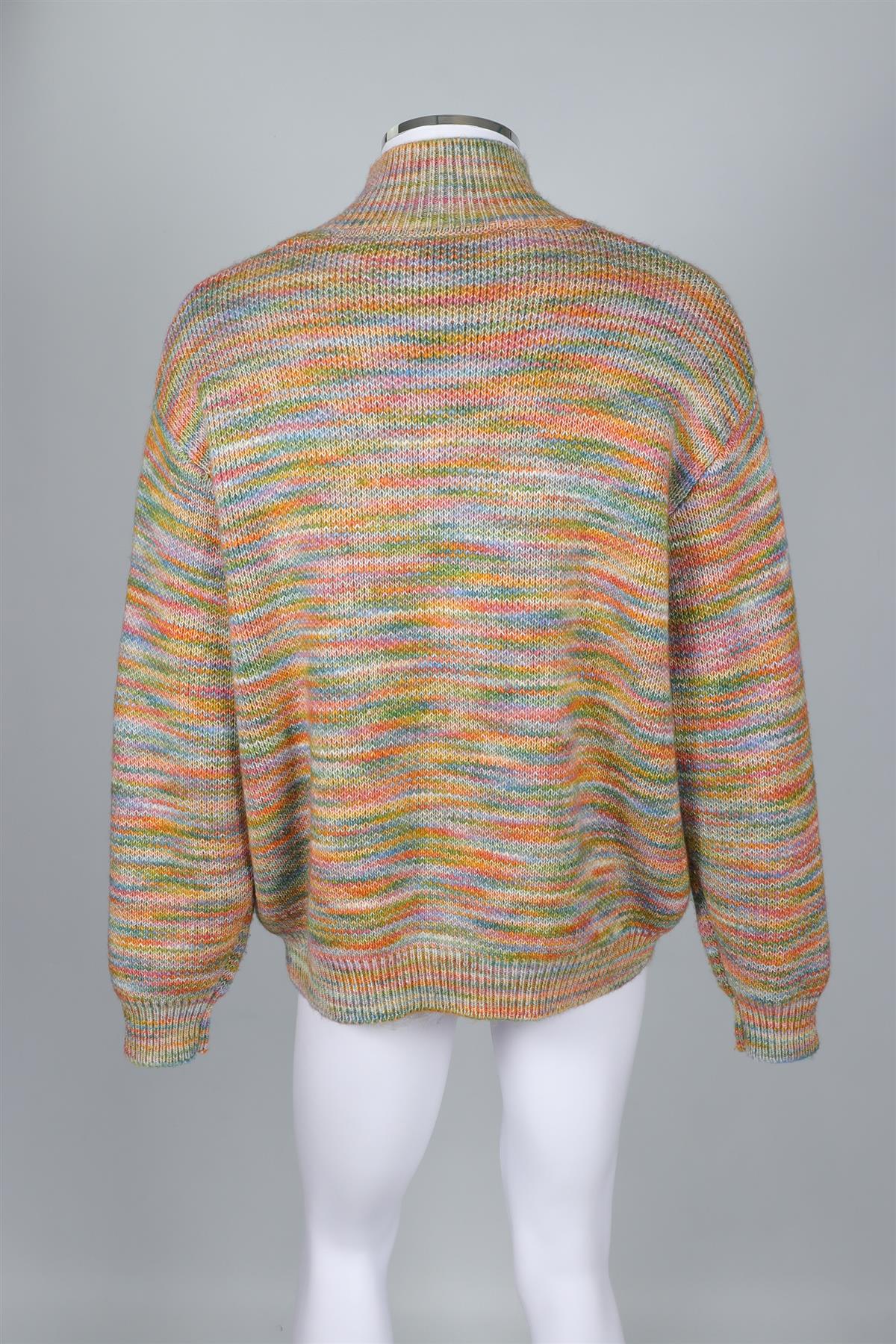 KITH MULTICOLORED MENS KNIT JACKET LARGE - Image 4