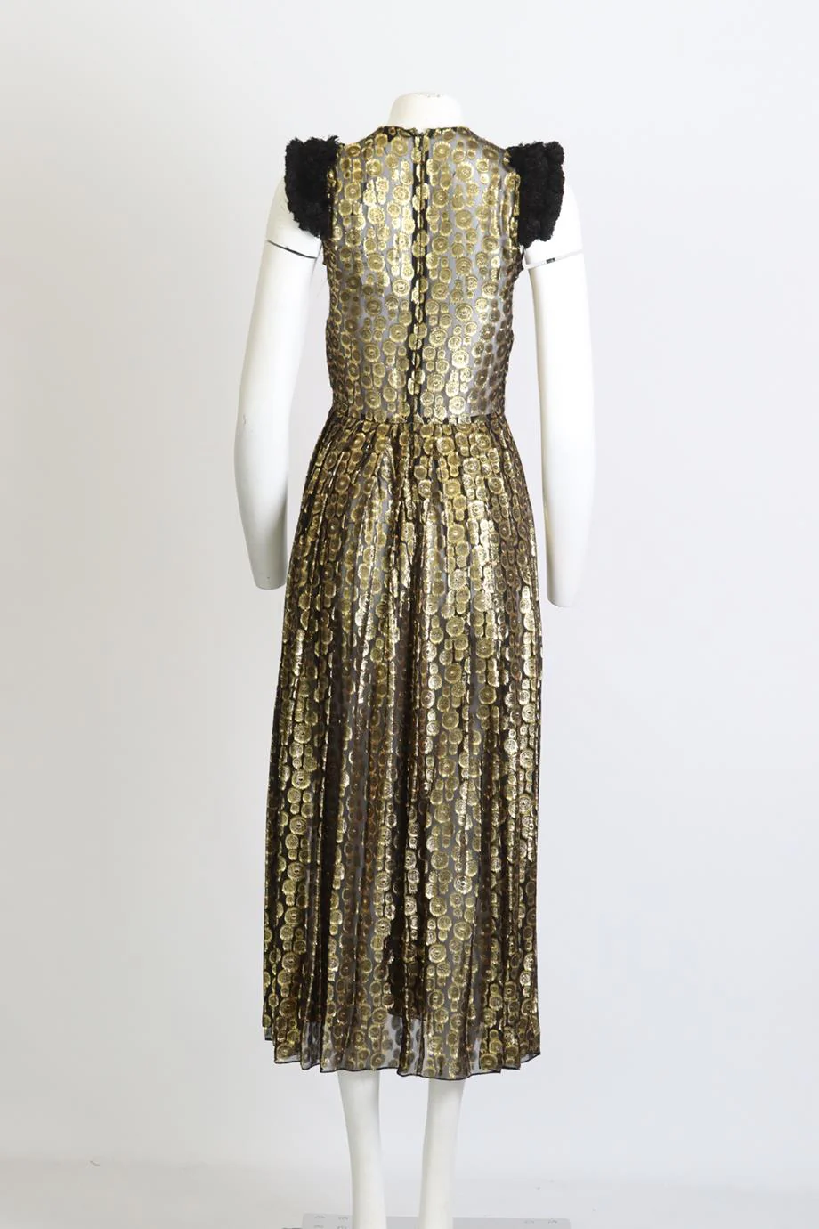 KRIS GOYRI SILK MAXI DRESS MEDIUM - Image 4