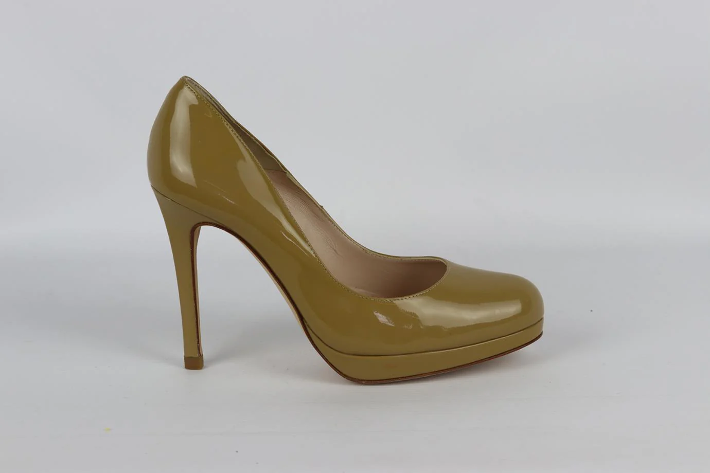 L.K.BENNETT PATENT LEATHER PLATFORM PUMPS EU 38 UK 5 US 8 - Image 2