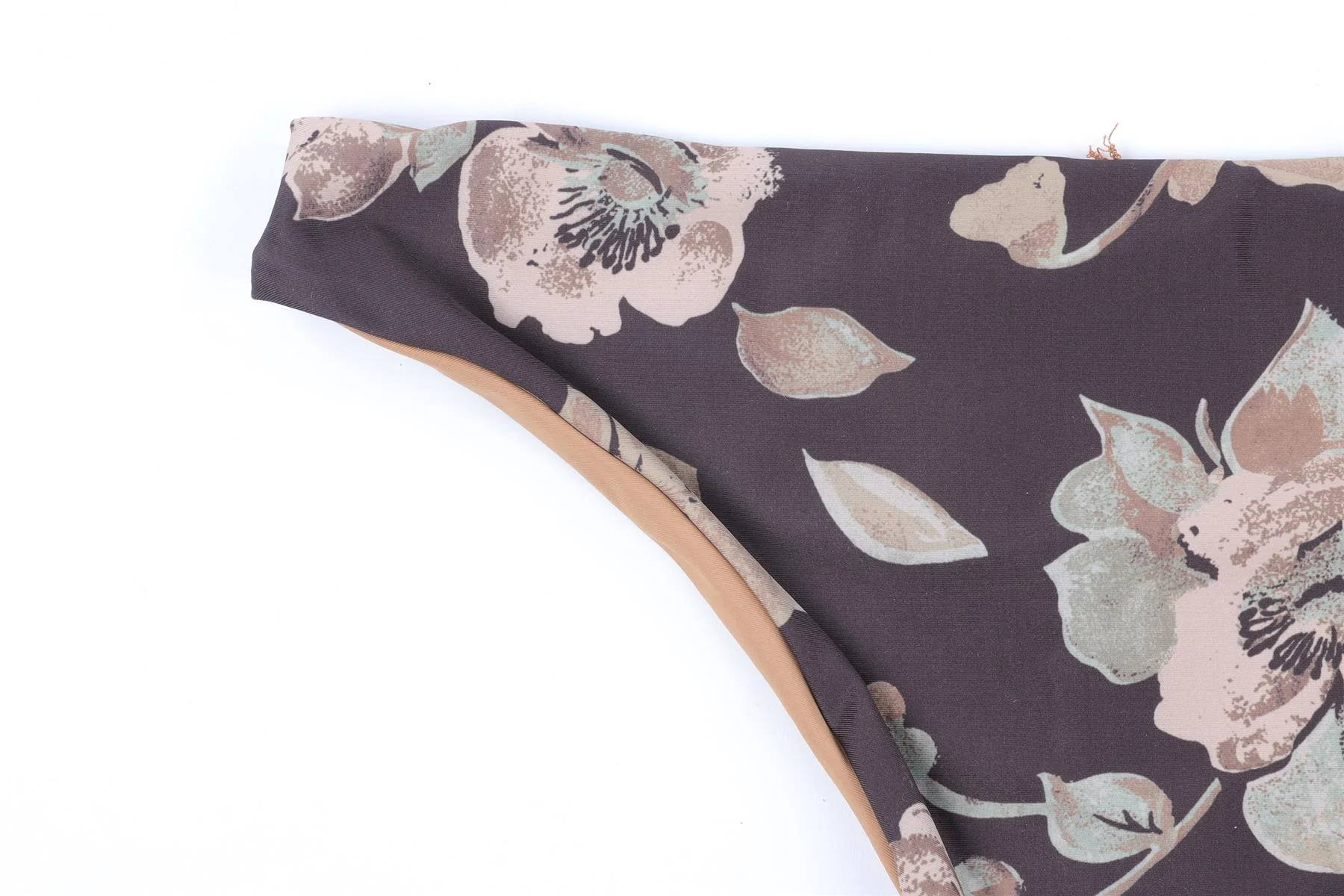 L SPACE BROWN BIKINI LARGE - Image 5