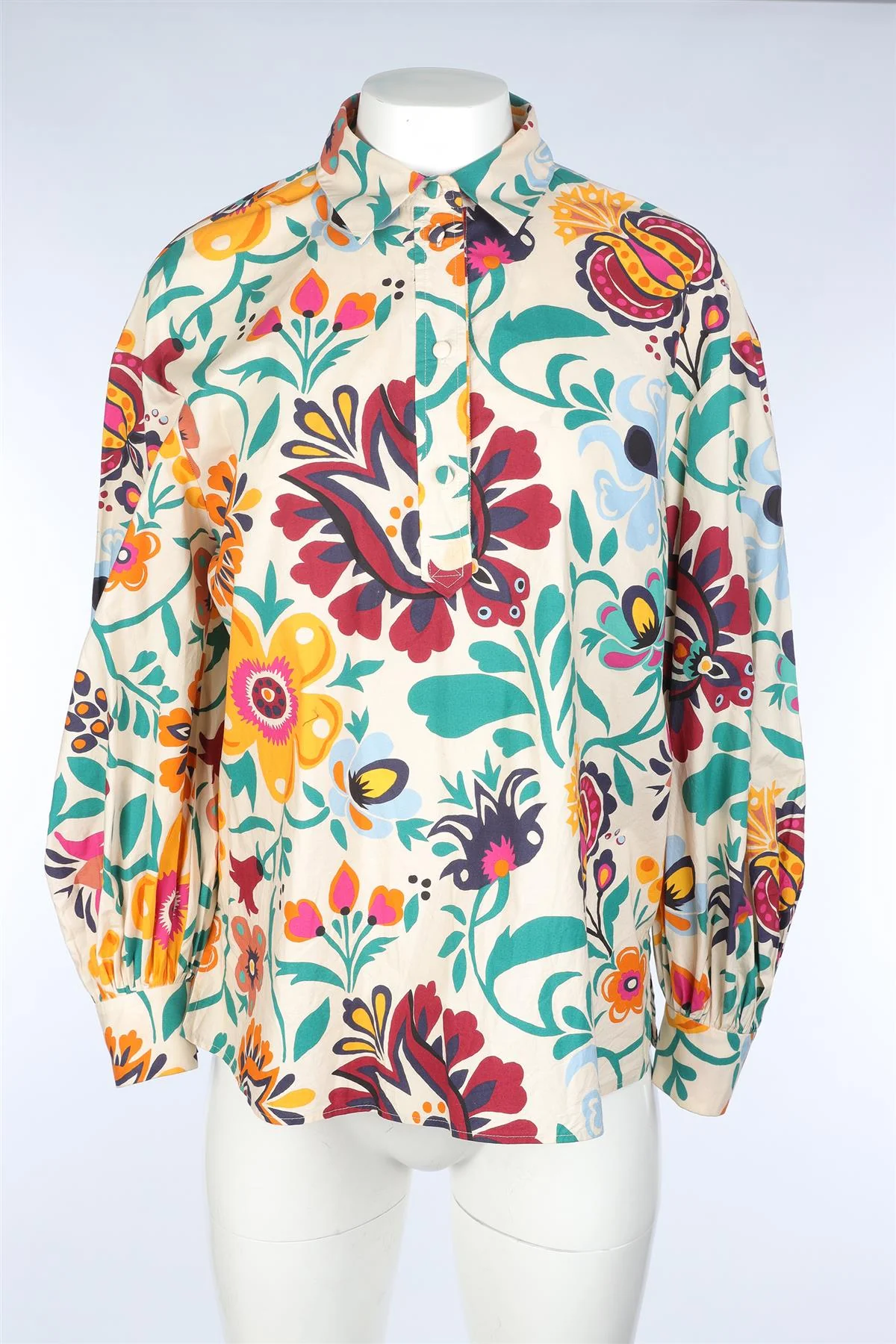 LA DOUBLE J MULTI COTTON SHIRT SMALL - Image 2