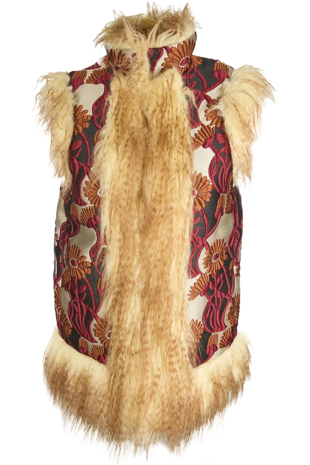 LA DOUBLE J MULTI FAUX FUR GILET XSMALL - Image 4
