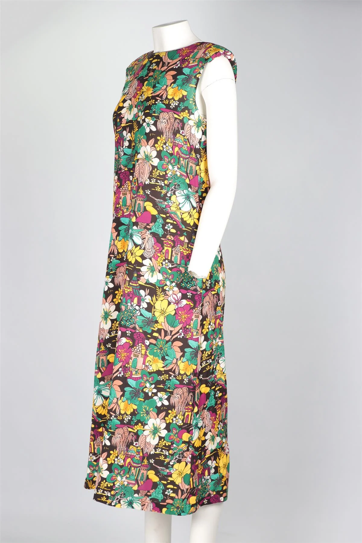 LA DOUBLEJ MULTI CREPE MAXI DRESS MEDIUM - Image 3