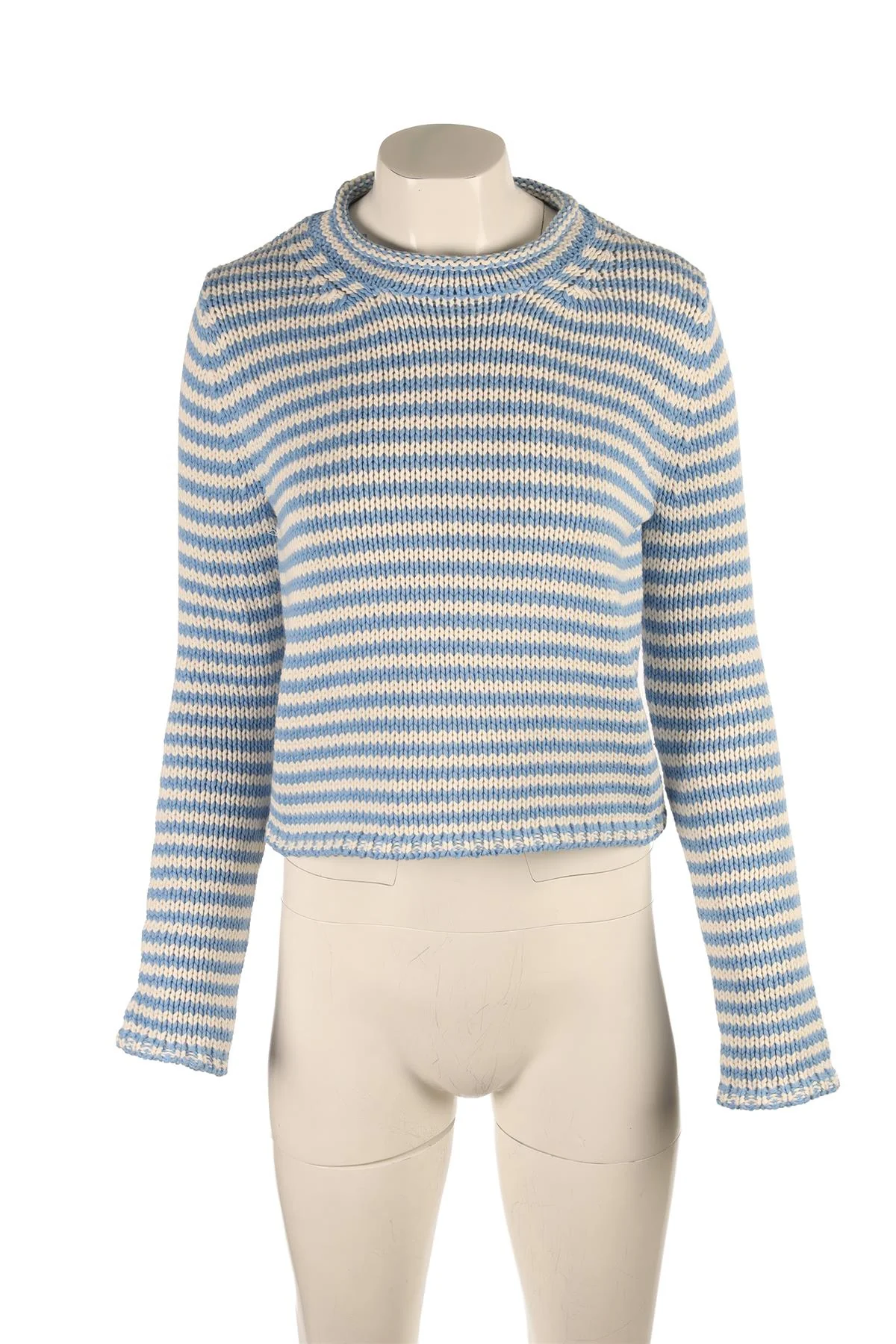 LA LIGNE BLUE COTTON SWEATER XSMALL - Image 2