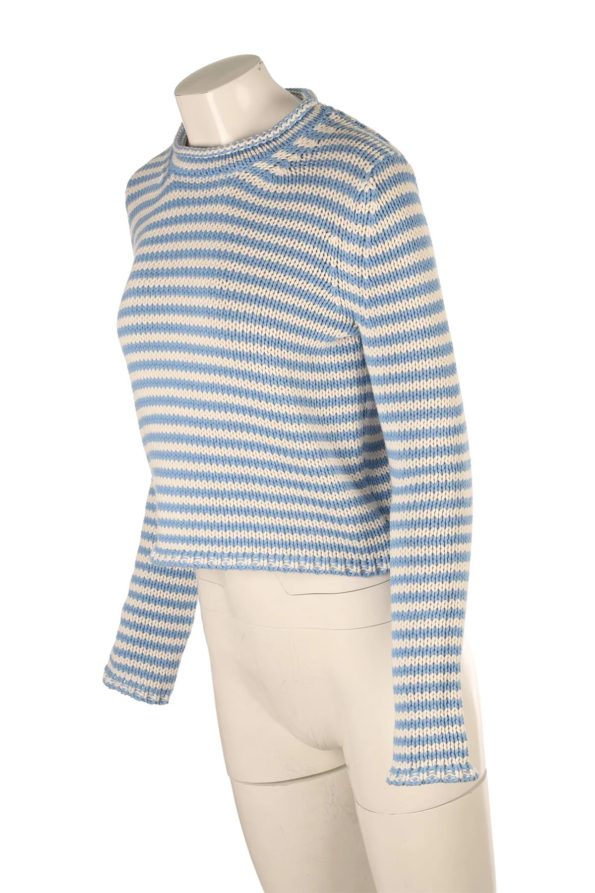 LA LIGNE BLUE COTTON SWEATER XSMALL - Image 3