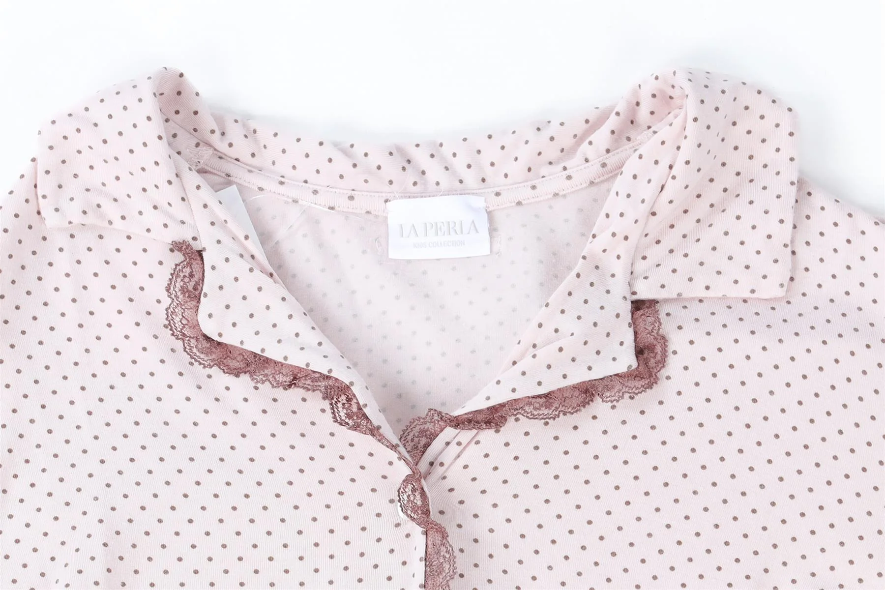 LA PERLA PINK KIDS GIRLS PYJAMA SET 10 YEARS - Image 4
