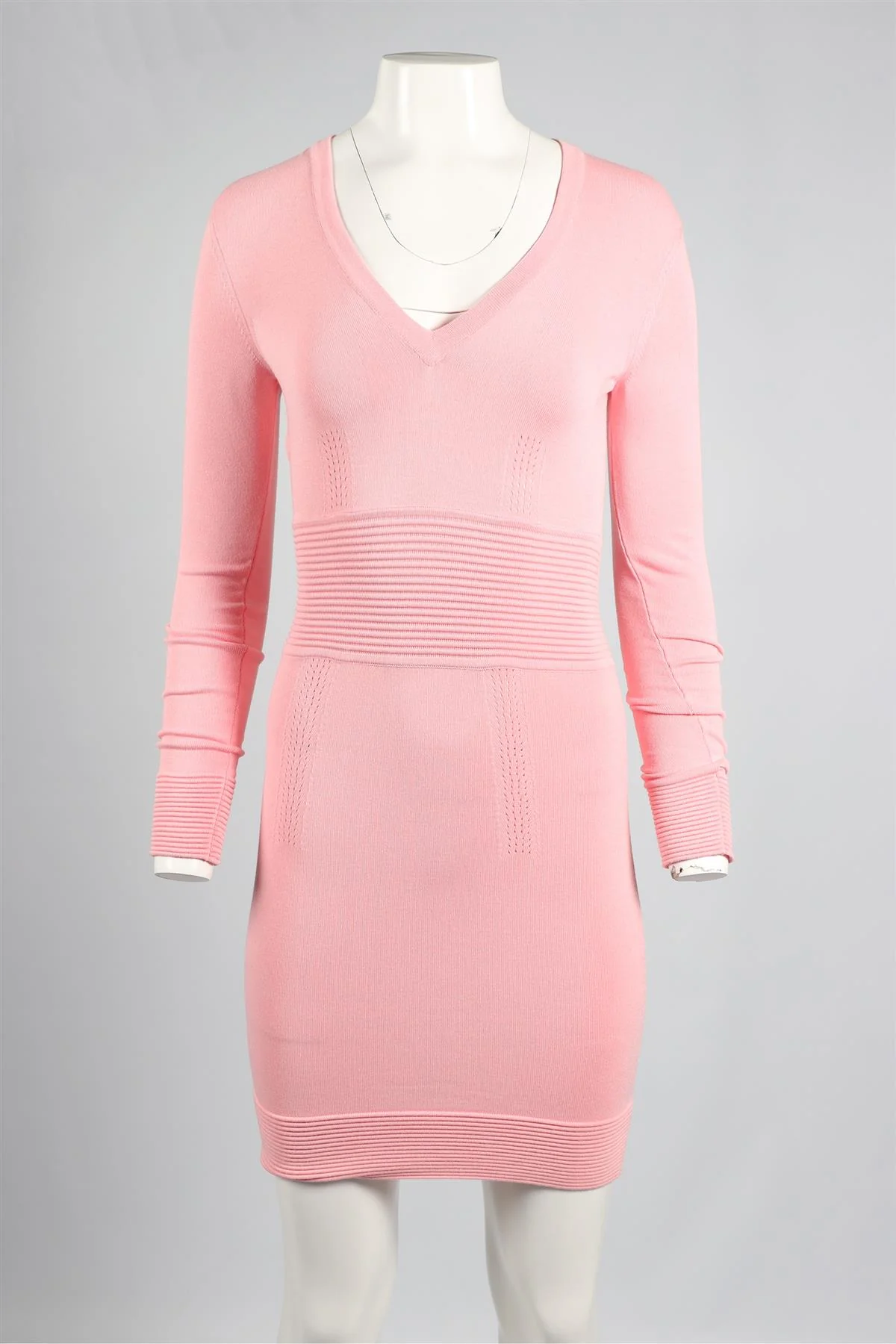 LA PERLA PINK KNIT MINI DRESS XSMALL - Image 2