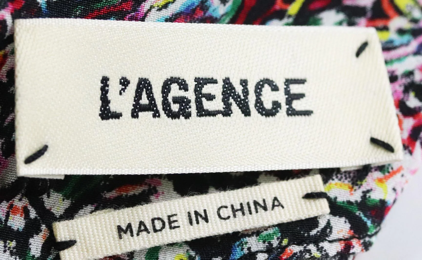 L'AGENCE PRINTED SILK JUMPSUIT XSMALL - Image 5