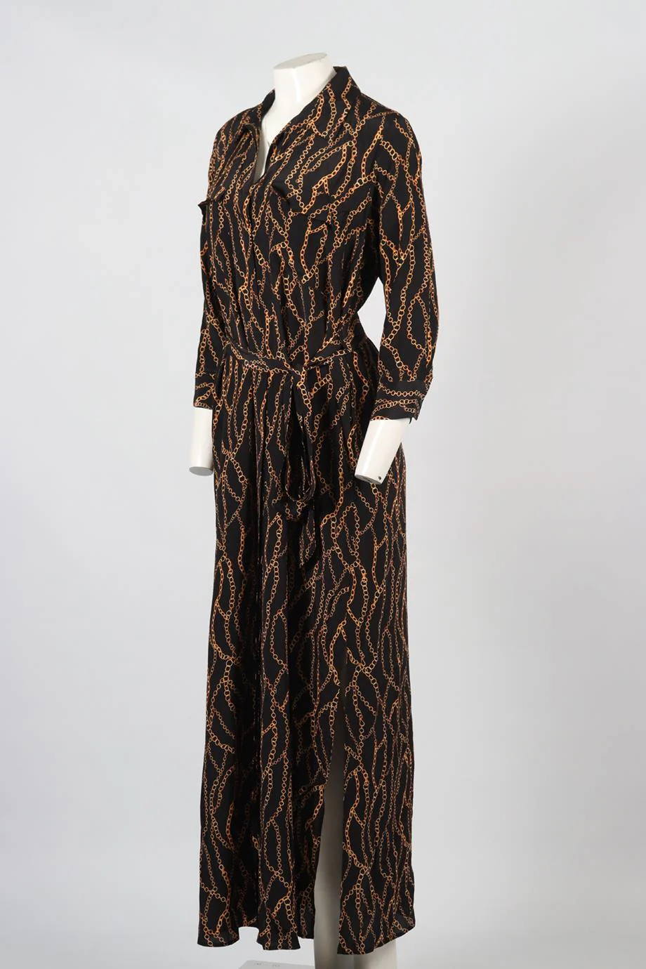 L'AGENCE SILK MAXI DRESS MEDIUM - Image 3
