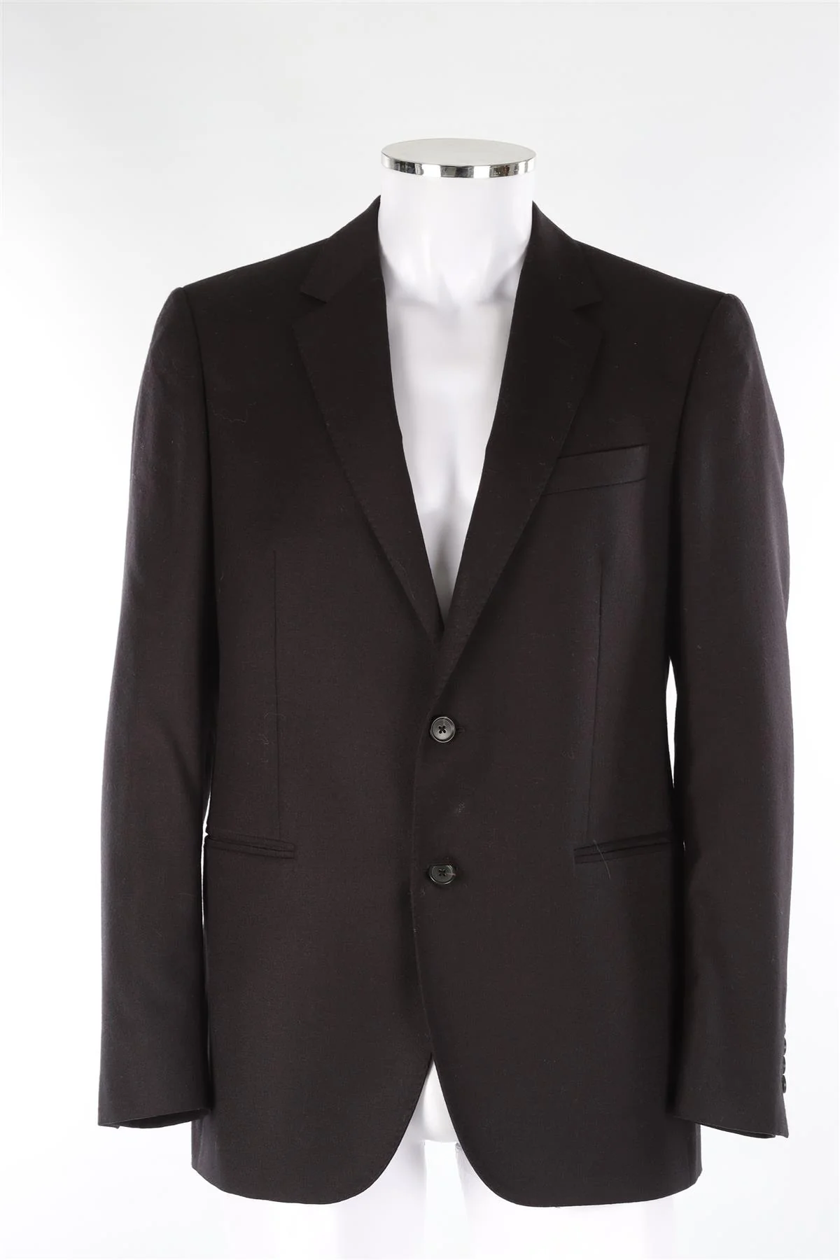 LANVIN BLACK MEN'S CASHMERE BLAZER IT 52 UK 42 - Image 2