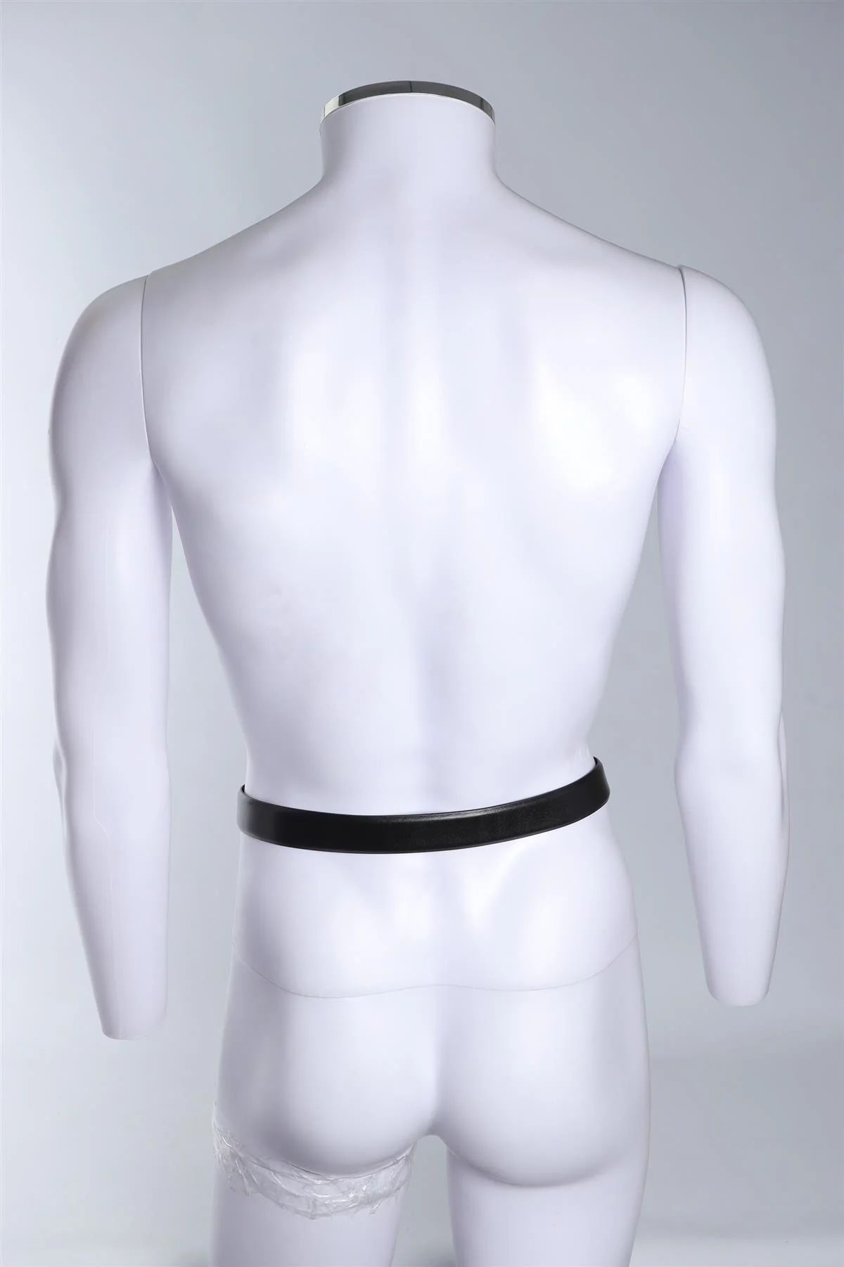 LANVIN BLACK MEN'S LEATHER BELT 105 CM - Image 8