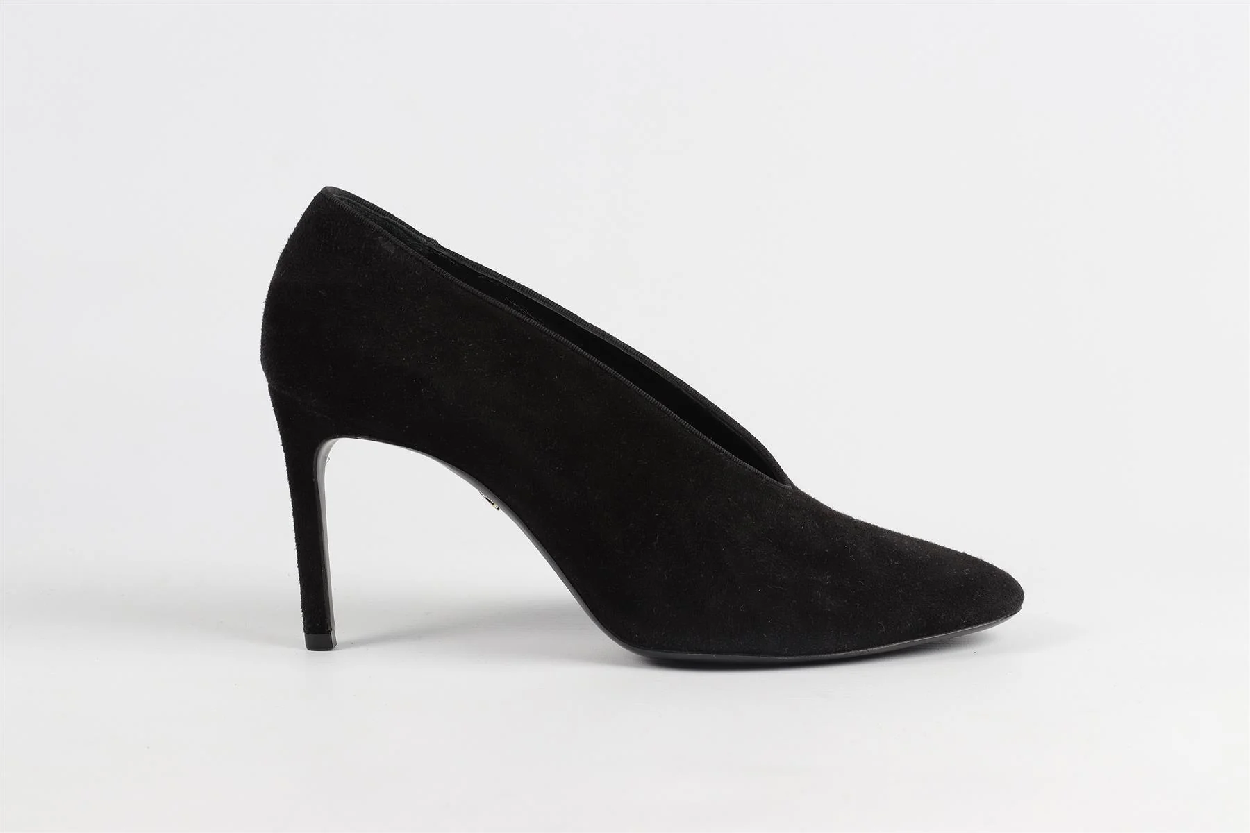LANVIN BLACK SUEDE PUMPS EU 39 UK 6 US 9 - Image 2
