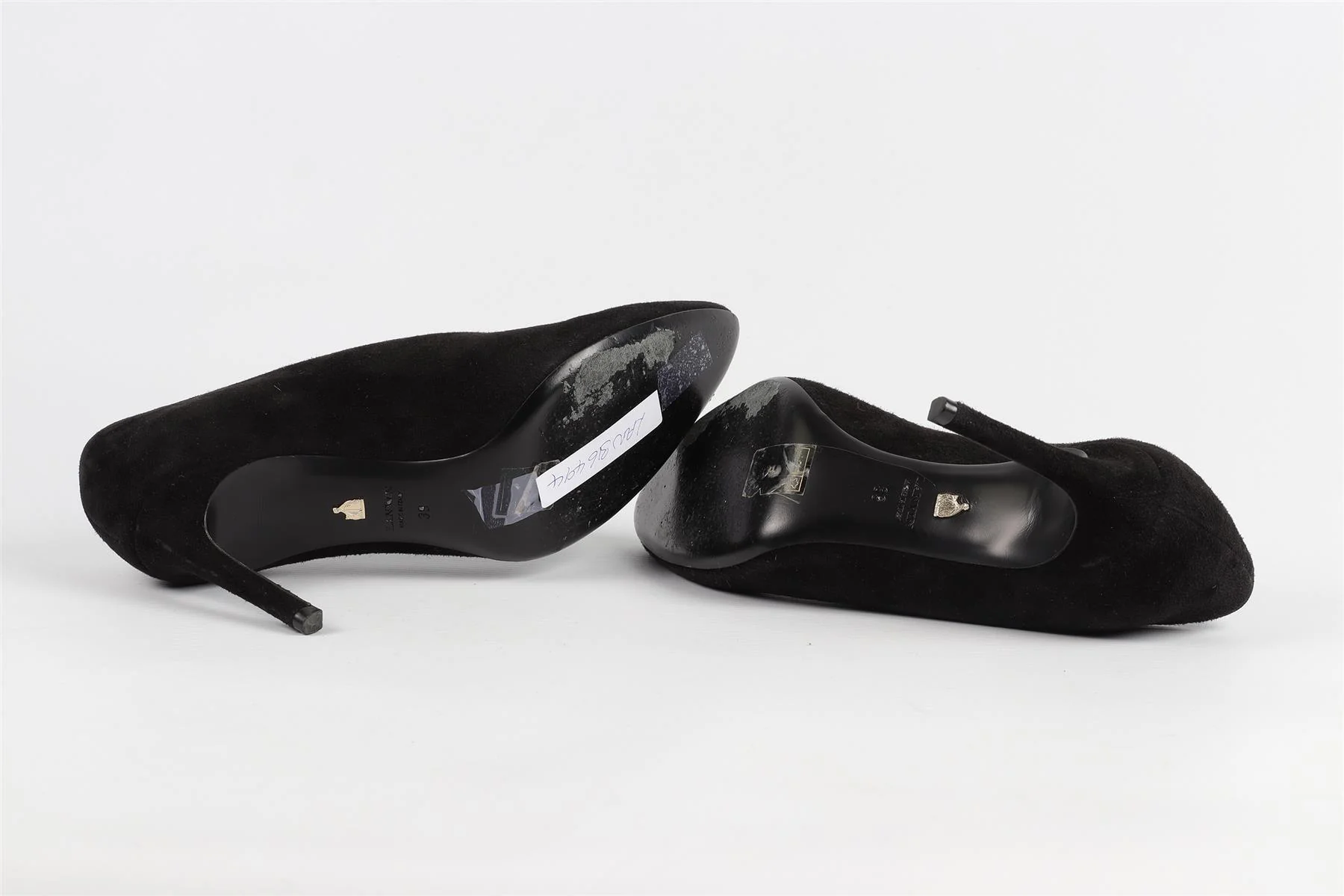 LANVIN BLACK SUEDE PUMPS EU 39 UK 6 US 9 - Image 6