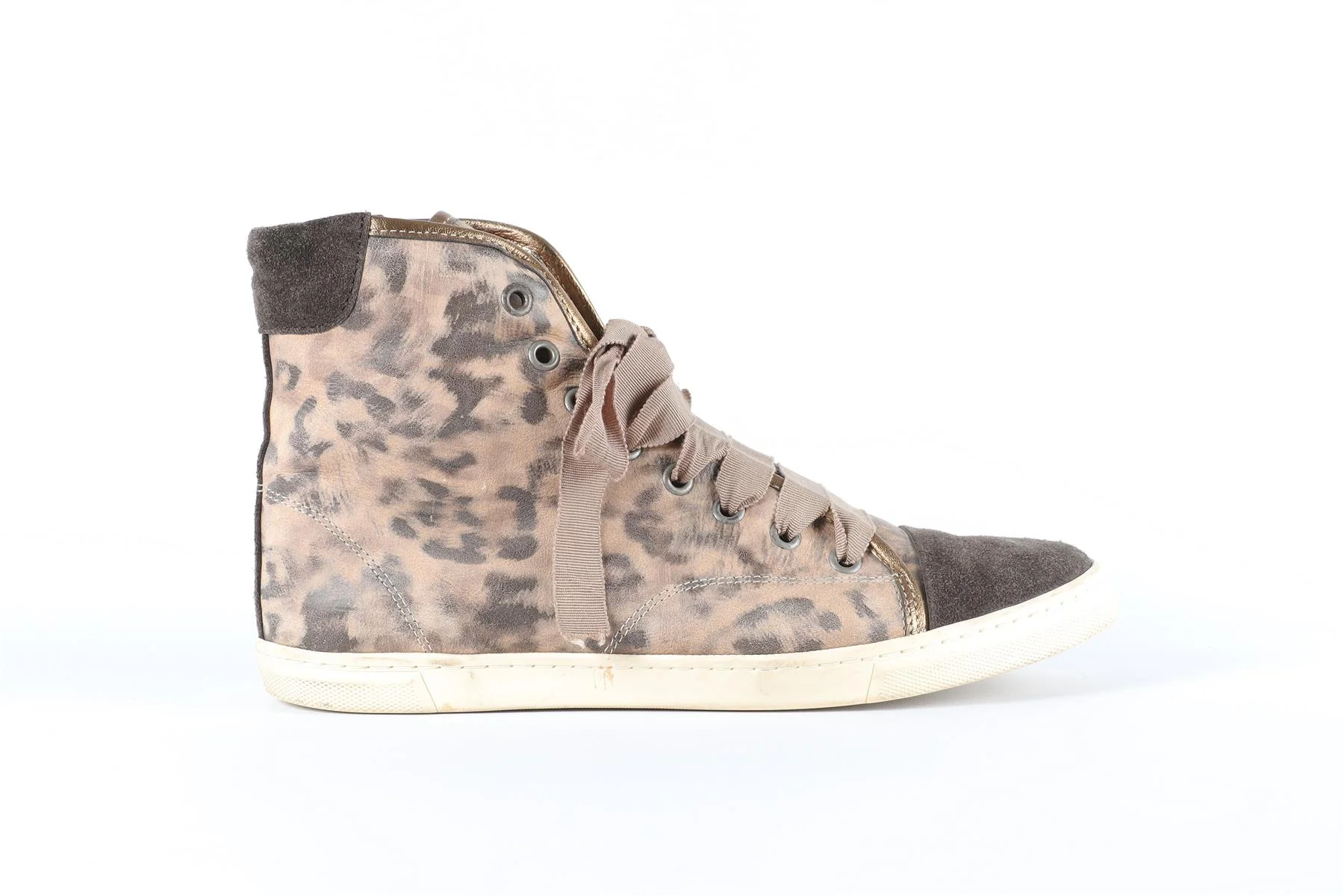 LANVIN BROWN NUBUCK SNEAKERS EU 39 UK 6, US 9 - Image 2