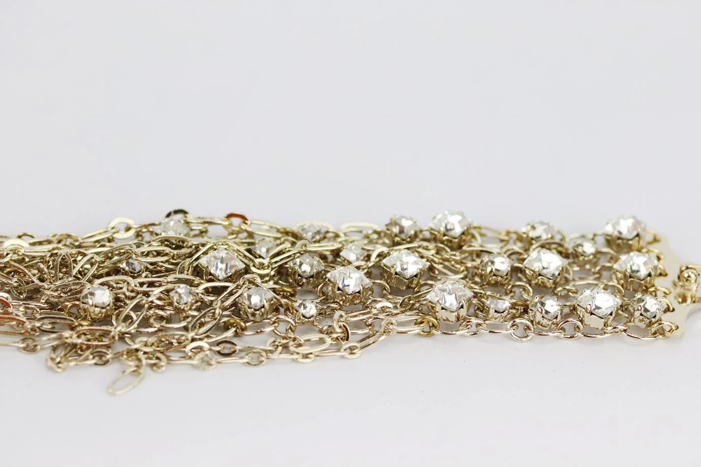 LANVIN CRYSTAL EMBELLISHED FRINGED BROOCH - Image 4