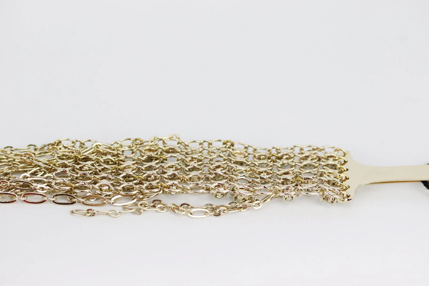 LANVIN CRYSTAL EMBELLISHED FRINGED BROOCH - Image 5