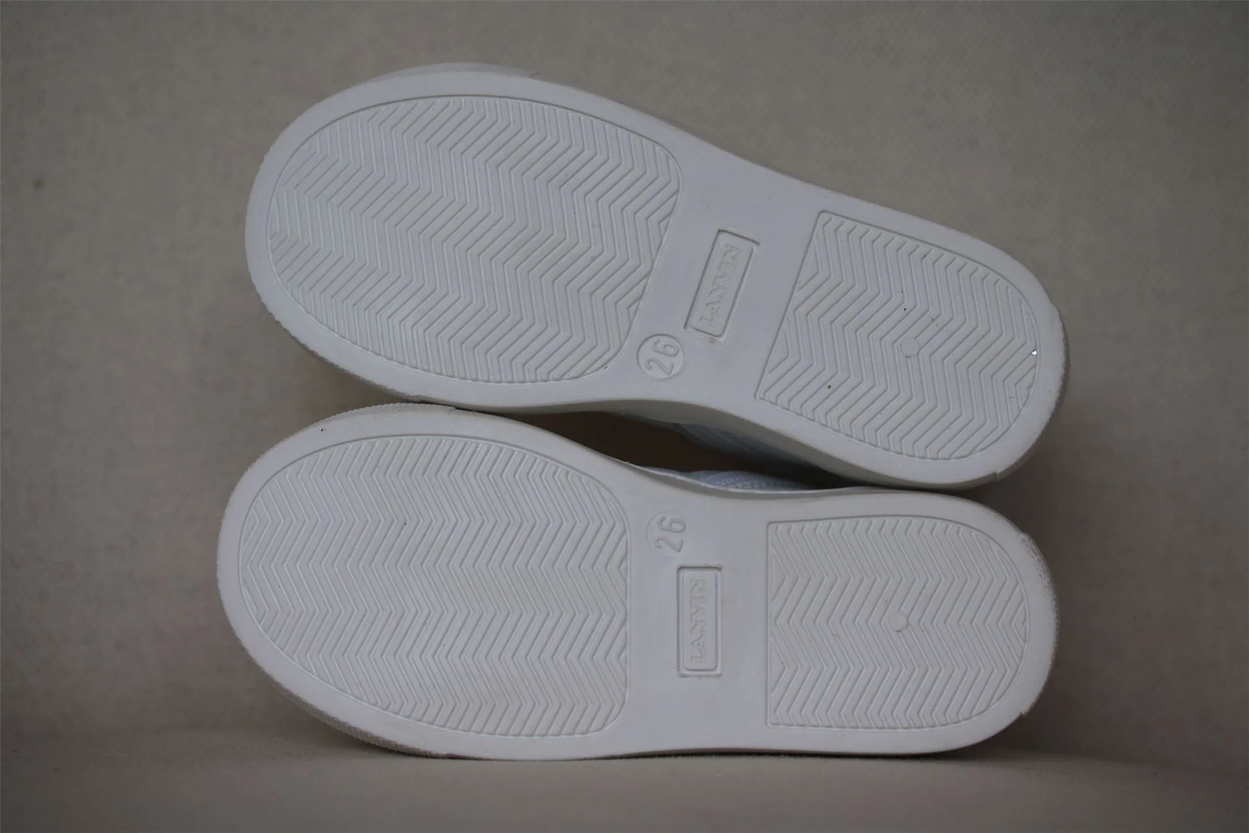 LANVIN GIRLS WHITE LEATHER HIGH TOP TRAINERS EU 26 UK 8.5 - Image 6