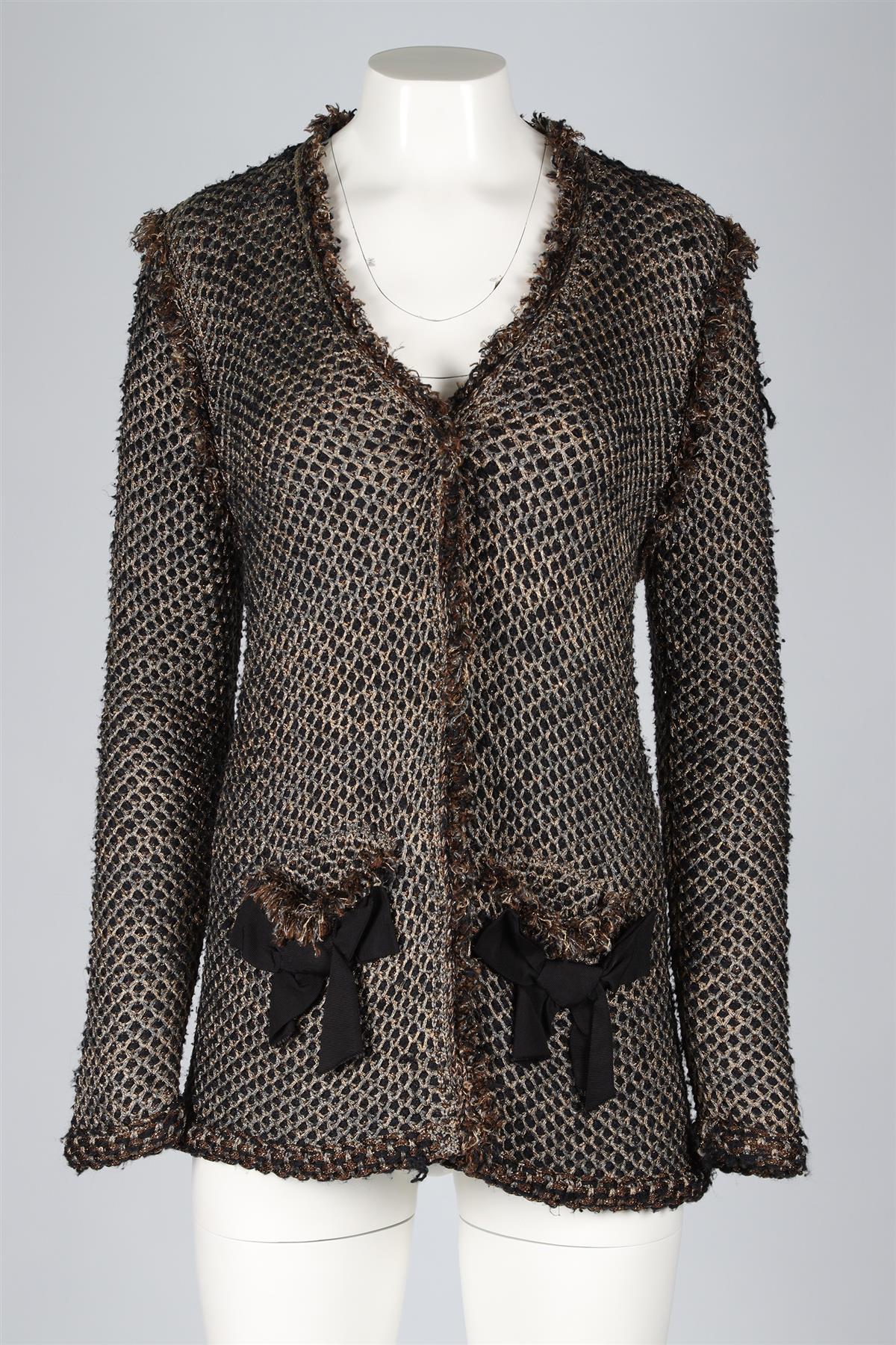 LANVIN GOLD 2011 TWEED JACKET MEDIUM - Image 2